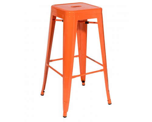 Барный стул Tolix (оранжевый глянцевый)